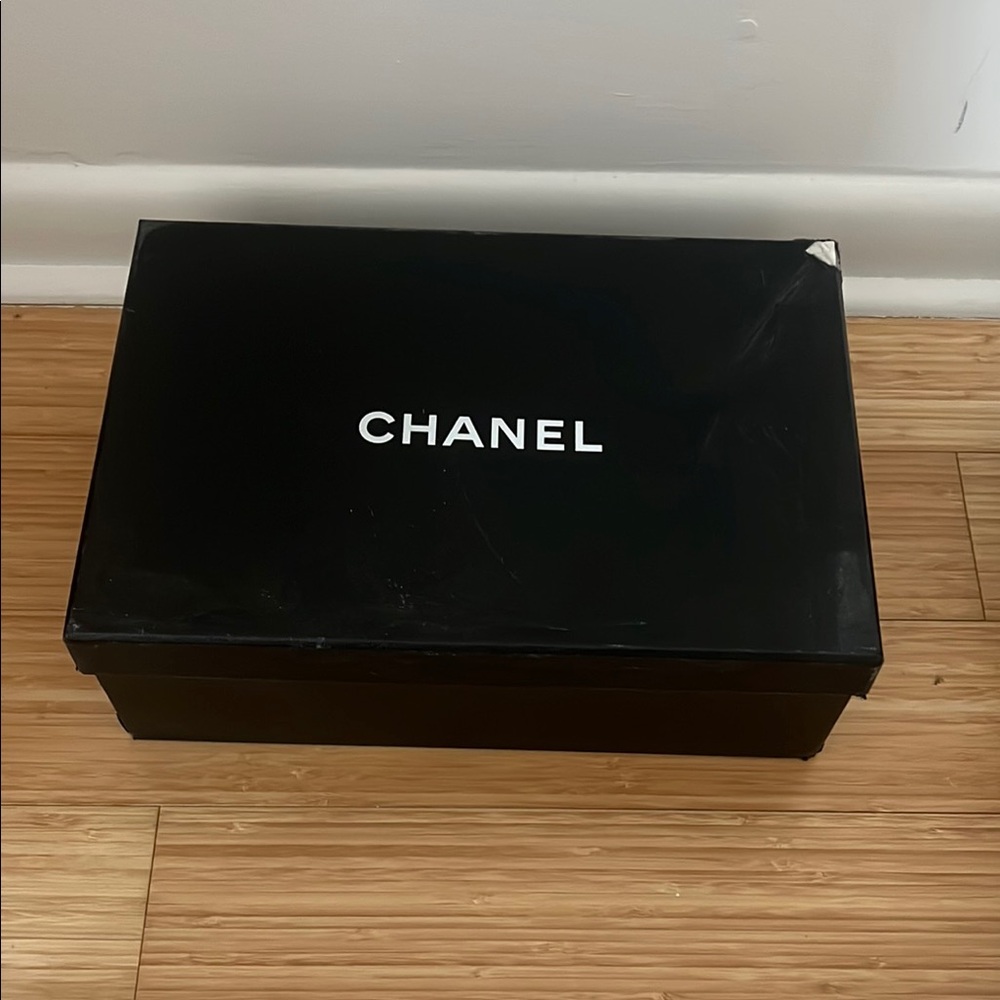 Chanel Black Shoe Box
